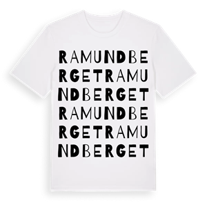 Ramundberget ordlek t-shirt – ekologisk bomull t-shirt från PinShirt