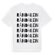 White t-shirt med Råndalen ordlek t-shirt