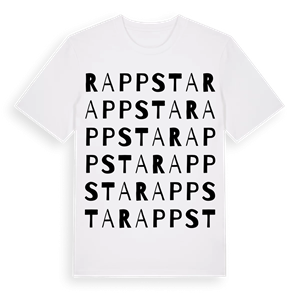 Rappsta ordlek t-shirt – ekologisk bomull t-shirt från Pinshirt