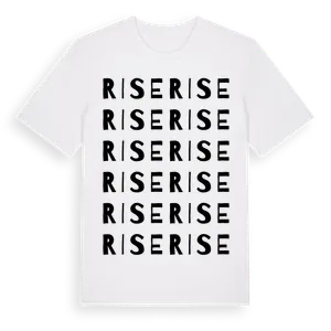 Rise ordlek t-shirt – ekologisk bomull t-shirt från Pinshirt