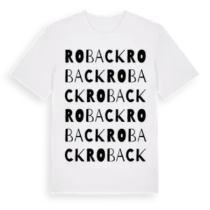 Roback ordlek t-shirt – ekologisk bomull t-shirt från Pinshirt