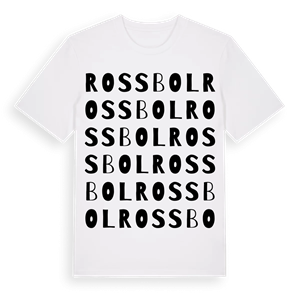 Rossbol ordlek t-shirt – ekologisk bomull t-shirt från Pinshirt
