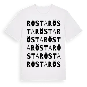 Rösta ordlek t-shirt – ekologisk bomull t-shirt från Pinshirt