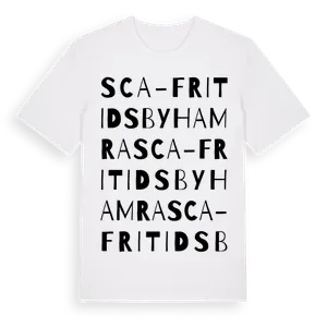 Sca-Fritidsby Hamra ordlek t-shirt – ekologisk bomull t-shirt från Pinshirt