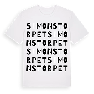 Simonstorpet ordlek t-shirt – ekologisk bomull t-shirt från Pinshirt