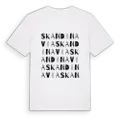 Skandinavia ordlek t-shirt