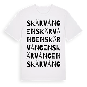 Skärvången ordlek t-shirt – ekologisk bomull t-shirt från Pinshirt