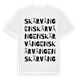Skärvången ordlek t-shirt