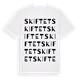Skiftet ordlek t-shirt