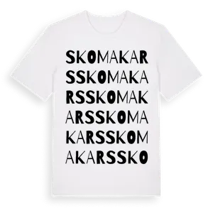 Skomakars ordlek t-shirt – ekologisk bomull t-shirt från Pinshirt