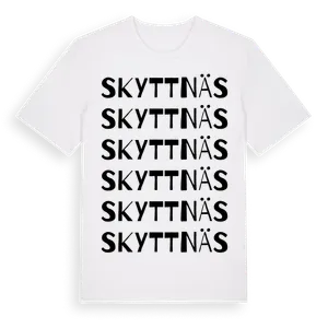 Skyttnäs ordlek t-shirt – ekologisk bomull t-shirt från Pinshirt