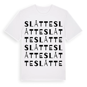 Slåtte ordlek t-shirt – ekologisk bomull t-shirt från Pinshirt