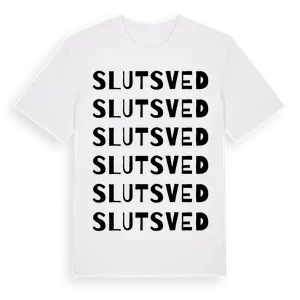 Slutsved ordlek t-shirt – ekologisk bomull t-shirt från Pinshirt