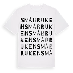 Småbruken ordlek t-shirt – ekologisk bomull t-shirt från Pinshirt
