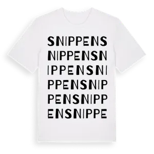 Snippen ordlek t-shirt – ekologisk bomull t-shirt från Pinshirt