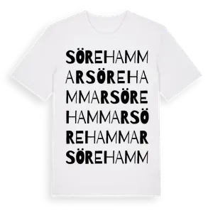 Sörehammar ordlek t-shirt – ekologisk bomull t-shirt från Pinshirt