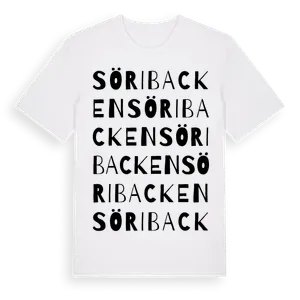 Söribacken ordlek t-shirt – ekologisk bomull t-shirt från Pinshirt
