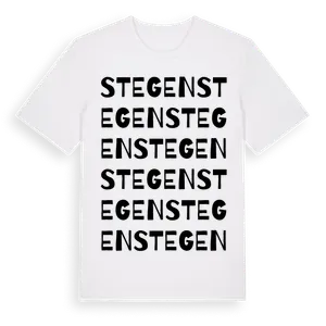 Stegen ordlek t-shirt – ekologisk bomull t-shirt från Pinshirt