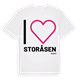 Jag älskar Storåsen t-shirt stort tryck