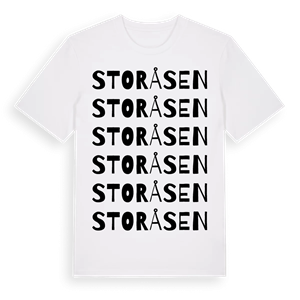 Storåsen ordlek t-shirt – ekologisk bomull t-shirt från Pinshirt