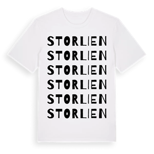 Storlien ordlek t-shirt – ekologisk bomull t-shirt från Pinshirt