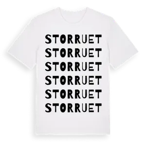 Storruet ordlek t-shirt – ekologisk bomull t-shirt från Pinshirt