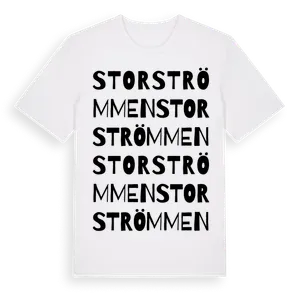 Storströmmen ordlek t-shirt – ekologisk bomull t-shirt från Pinshirt