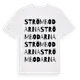 White t-shirt med Strömbodarna ordlek t-shirt