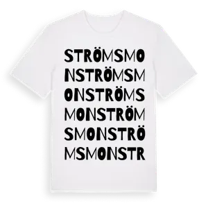 Strömsmon ordlek t-shirt – ekologisk bomull t-shirt från Pinshirt
