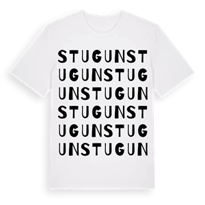 Stugun ordlek t-shirt – ekologisk bomull t-shirt från Pinshirt