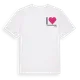 White t-shirt med Jag älskar Svarthögbodarna t-shirt litet tryck