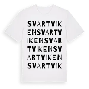 Svartviken ordlek t-shirt – ekologisk bomull t-shirt från Pinshirt