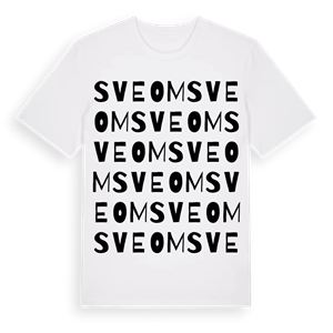 Sveom ordlek t-shirt – ekologisk bomull t-shirt från Pinshirt