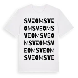 Sveom ordlek t-shirt – ekologisk bomull t-shirt från Pinshirt