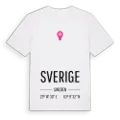Sverige karta t-shirt