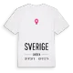 Sverige karta t-shirt