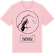 Pink Cotton t-shirt med Sverige t-shirt