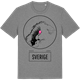 Mid Heather Gray t-shirt med Sverige t-shirt