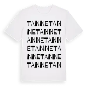 Tanne ordlek t-shirt – ekologisk bomull t-shirt från Pinshirt