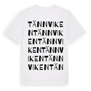 Tännviken ordlek t-shirt – ekologisk bomull t-shirt från Pinshirt