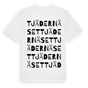 Tjädernäset ordlek t-shirt – ekologisk bomull t-shirt från Pinshirt