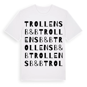 Trollens B & B ordlek t-shirt – ekologisk bomull t-shirt från Pinshirt