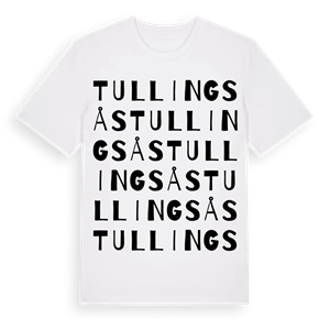 Tullingsås ordlek t-shirt – ekologisk bomull t-shirt från Pinshirt