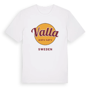 Valla cirkel t-shirt – ekologisk bomull t-shirt från Pinshirt