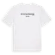 White t-shirt med Väster-Örasjöbodarna i Sverige t-shirt