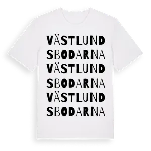 Västlundsbodarna ordlek t-shirt – ekologisk bomull t-shirt från Pinshirt