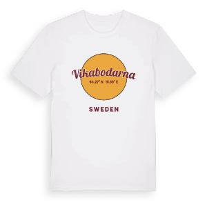 Vikabodarna cirkel t-shirt – ekologisk bomull t-shirt från Pinshirt