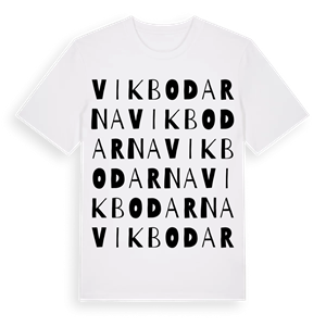 Vikbodarna ordlek t-shirt – ekologisk bomull t-shirt från Pinshirt