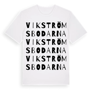 Vikströmsbodarna ordlek t-shirt – ekologisk bomull t-shirt från Pinshirt