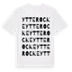 White t-shirt med Ytterocke ordlek t-shirt
